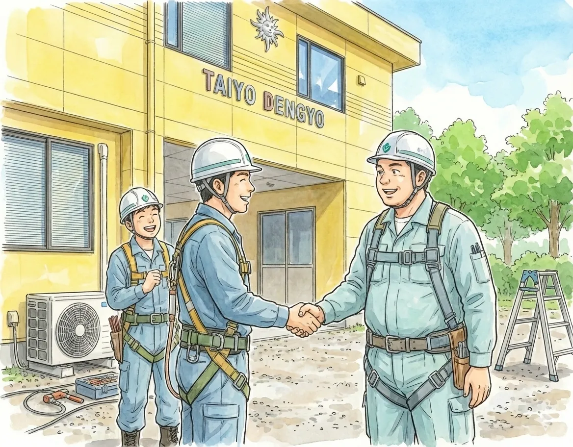 太陽電業株式会社と一人親方様